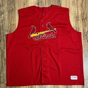 Vintage ST. Louis Cardinals Red Baseball Jersey XL  Southland Athletic. Co. TX